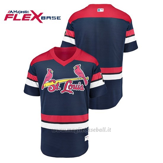 Maglia Baseball Uomo St. Louis Cardinals 2019 St. Louis Blues C Rossover Flex Base Blu